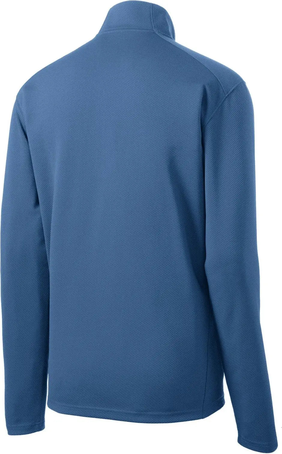 Sport-tek St860 Sport-wick Textured 1/4-zip Pullover - Dawn Blue - Adult Xs