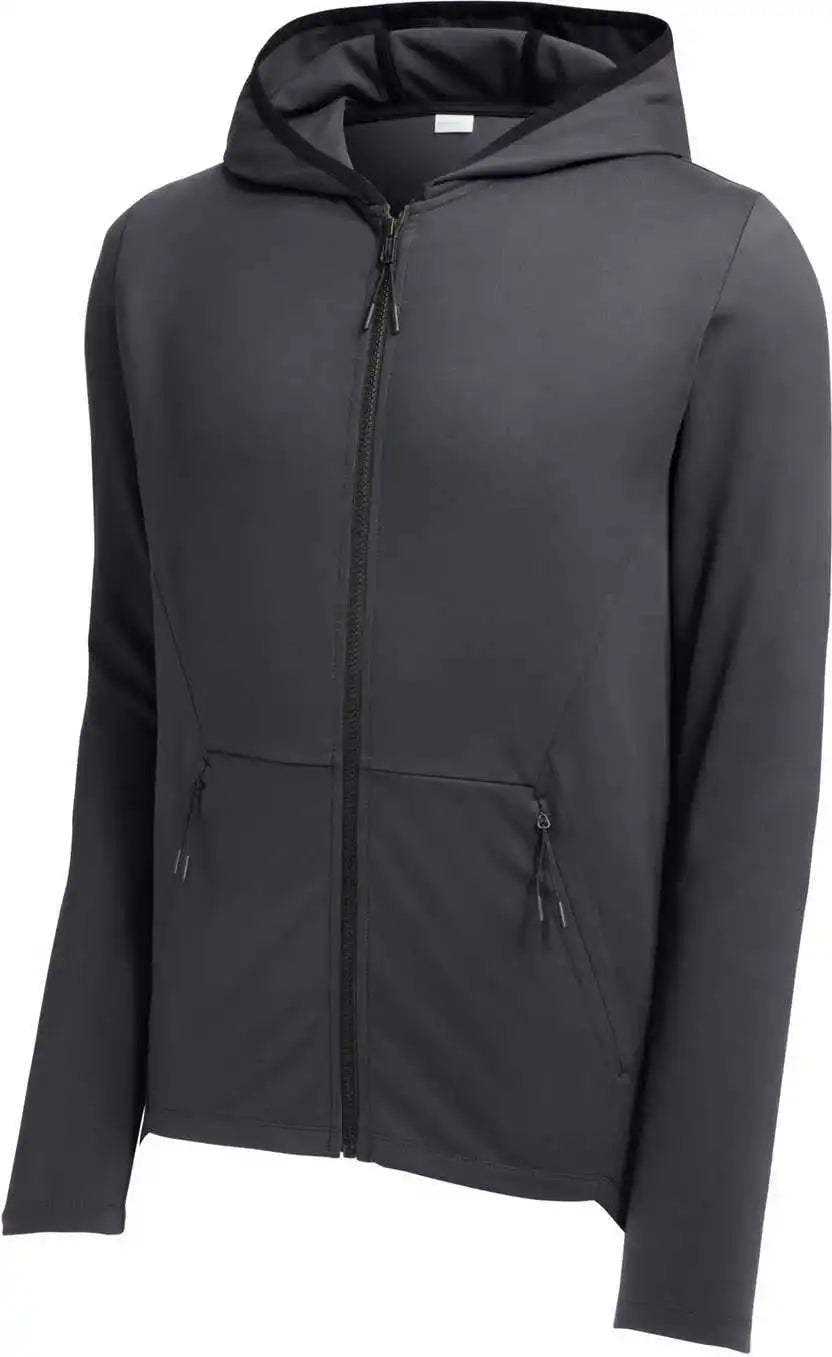 Sport Tek St870 Circuit Hooded Full Zip Graphite