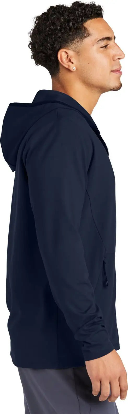 Sport-tek St870 Circuit Hooded Full-zip - True Navy