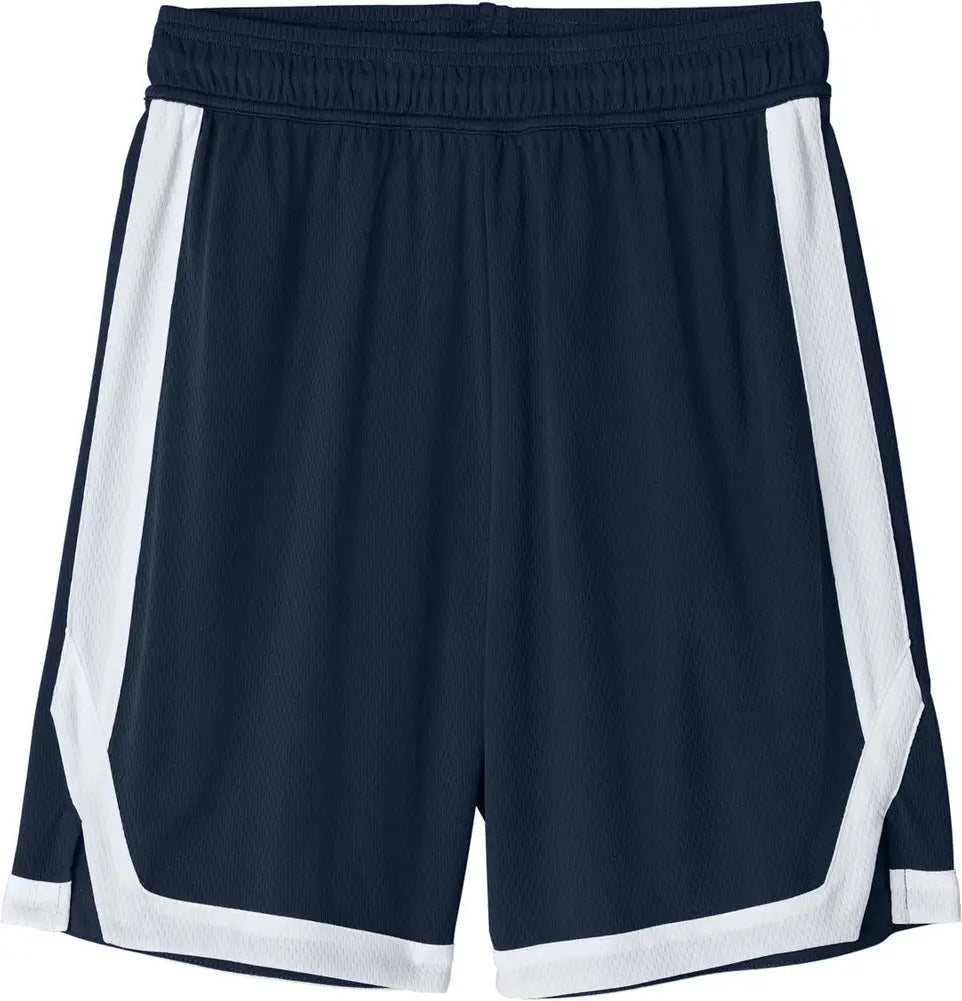Sport-tek St901 Rival Basketball 7’’short - True Navy White