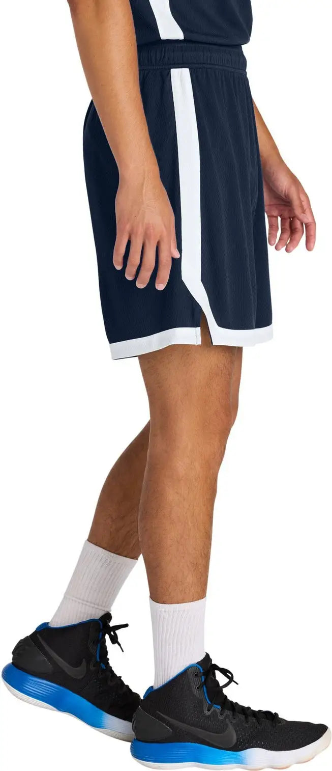 Sport-tek St901 Rival Basketball 7’’short - True Navy White