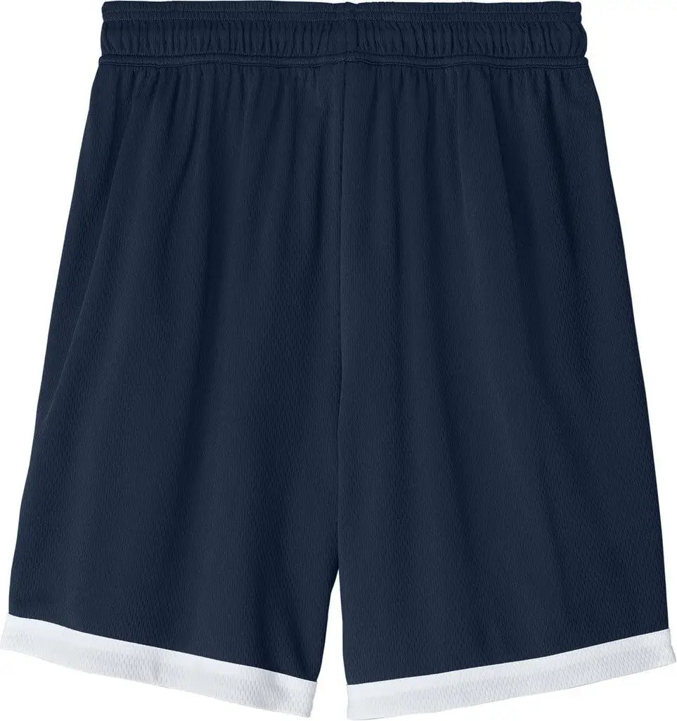 Sport-tek St901 Rival Basketball 7’’short - True Navy White