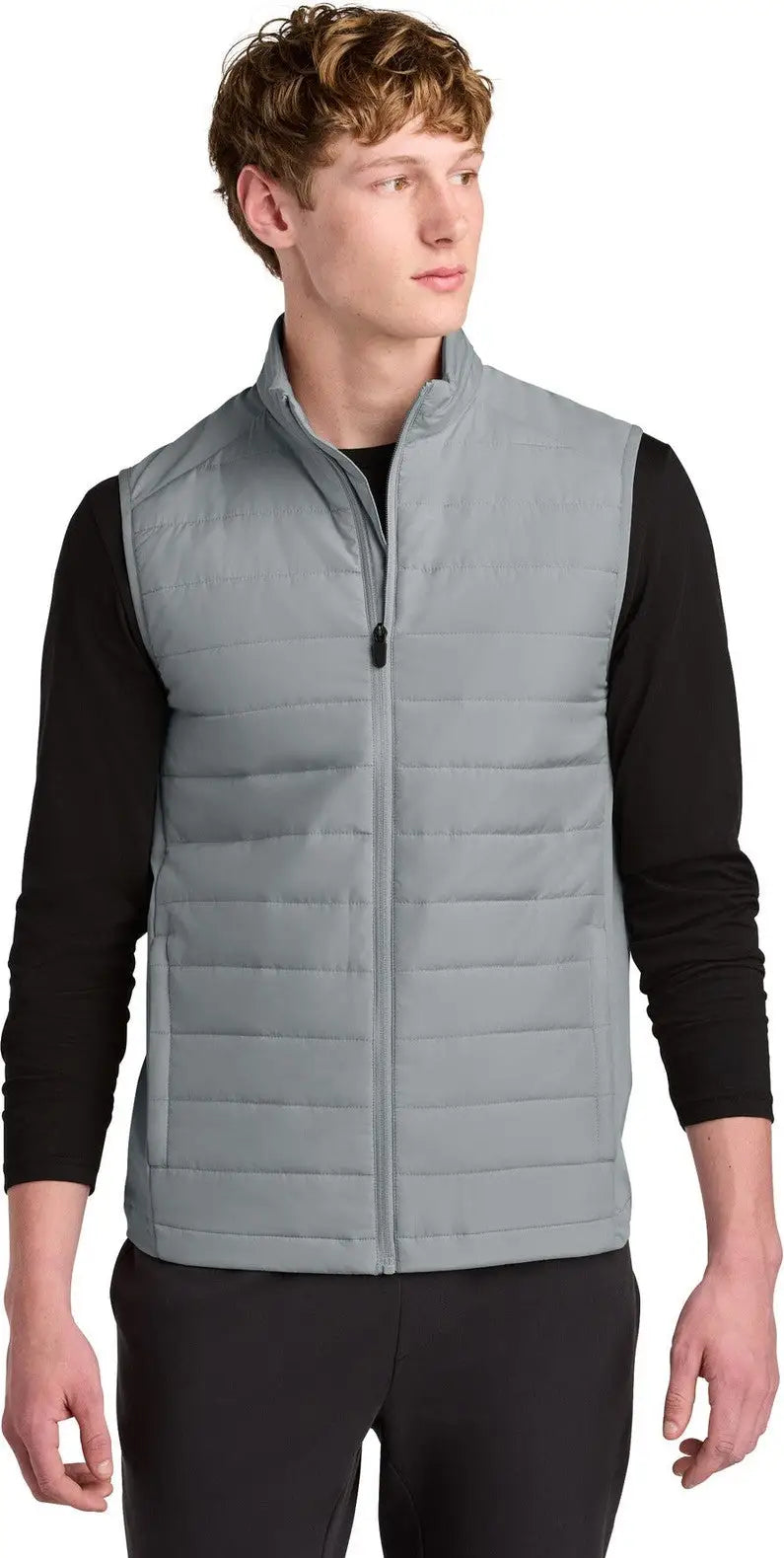 Sport-tek St941 Teknical Hybrid Vest - Silver