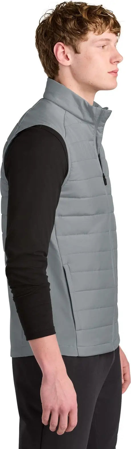 Sport-tek St941 Teknical Hybrid Vest - Silver