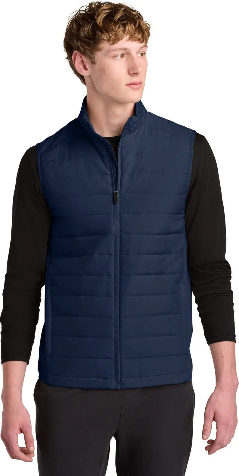 Sport-tek St941 Teknical Hybrid Vest - True Navy