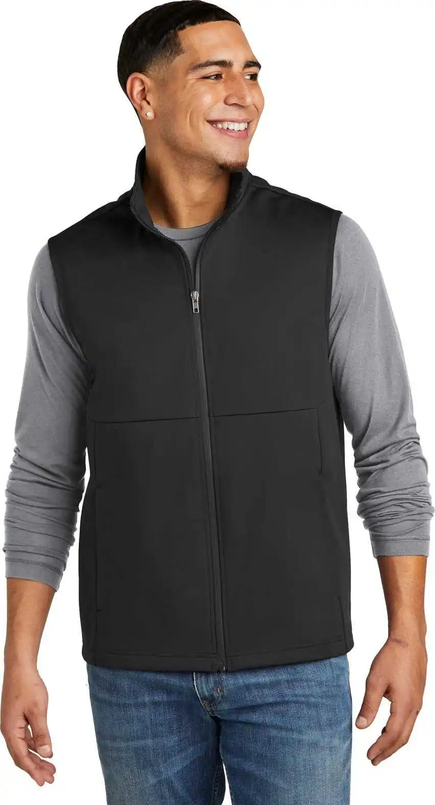Sport-tek St981 Soft Shell Vest - Deep Black