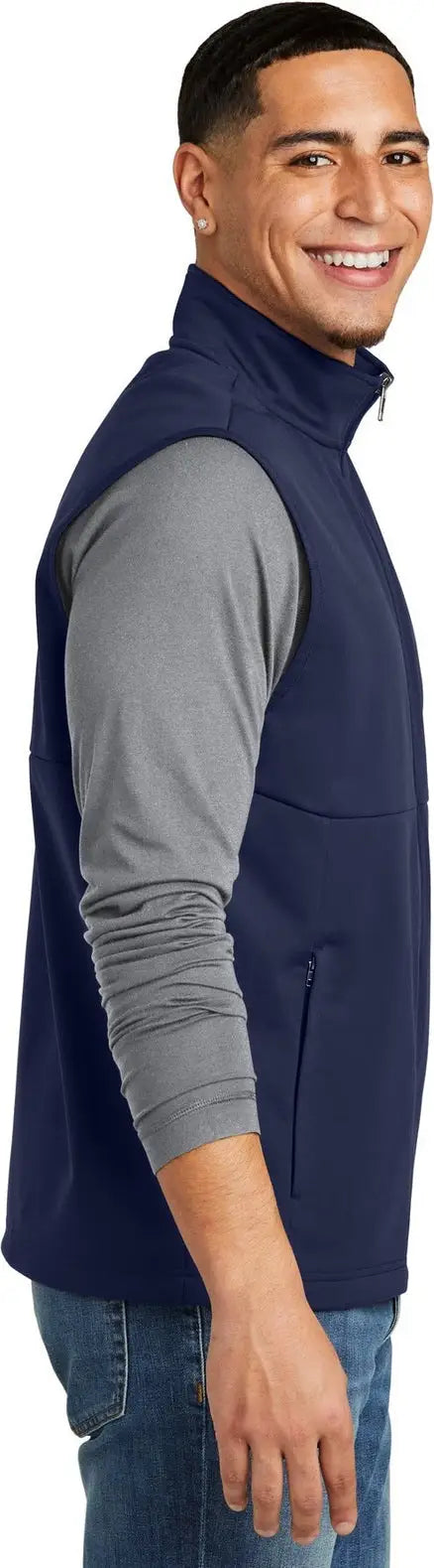 Sport-tek St981 Soft Shell Vest - True Navy