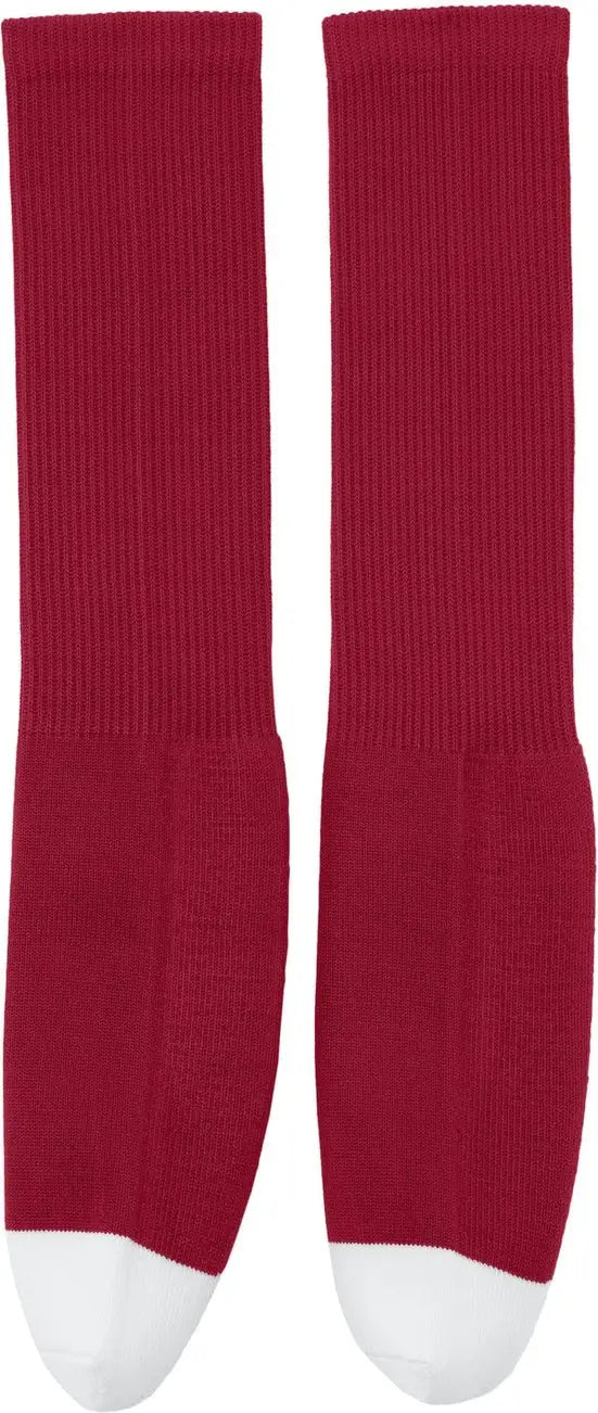 Sport-tek Sta05 All Sport Otc Socks - Deep Red