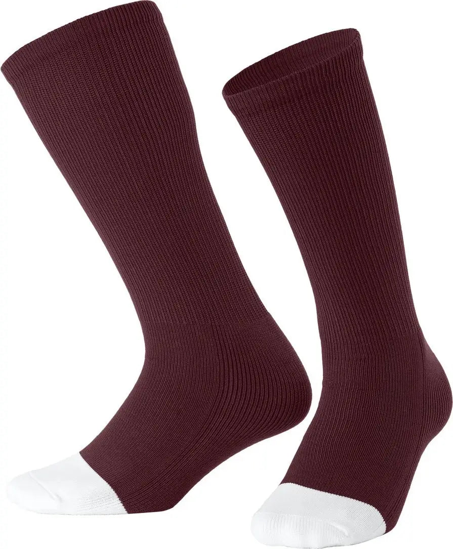 Sport-tek Sta05 All Sport Otc Socks - Maroon