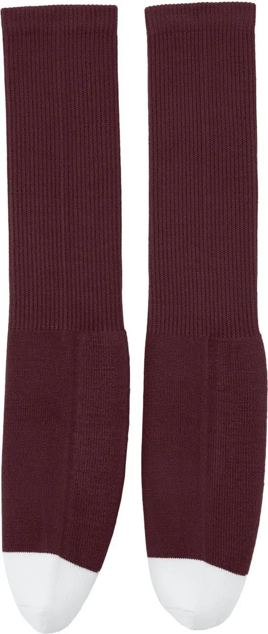 Sport-tek Sta05 All Sport Otc Socks - Maroon