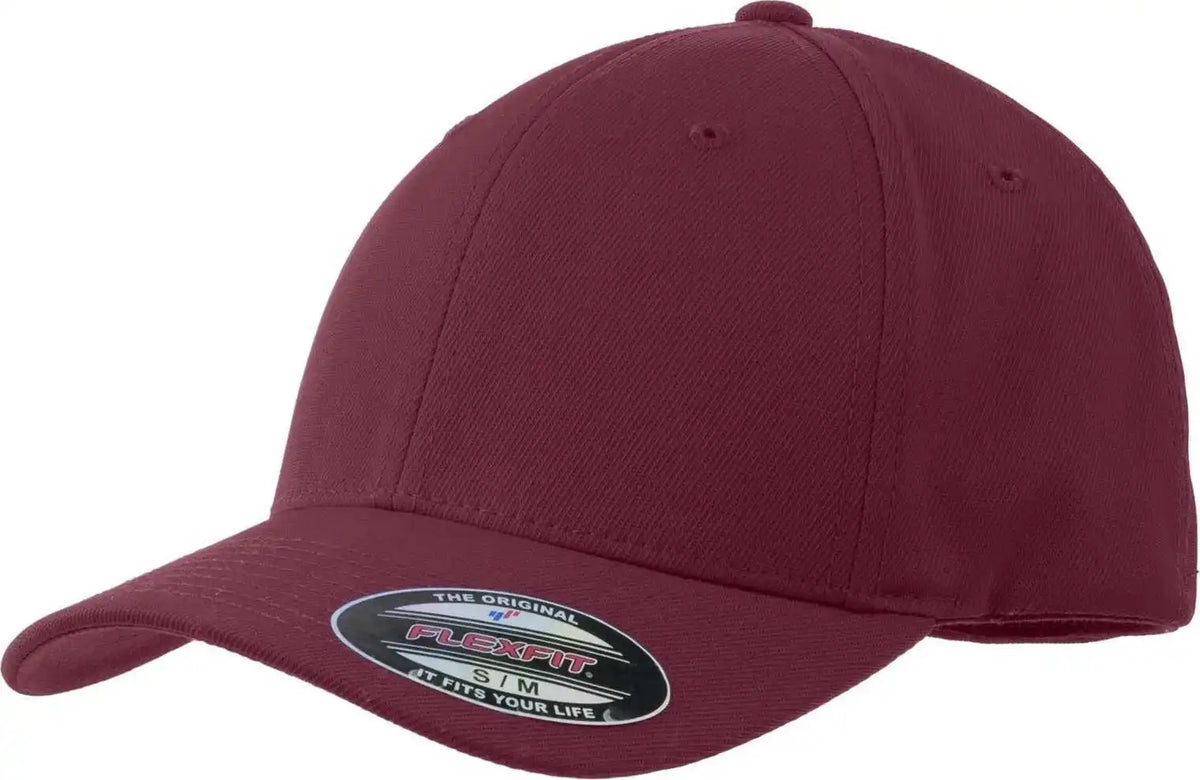 Sport Tek Stc17 Flexfit Performance Solid Cap Maroon / 6 5/8’’ 7 1/8’’