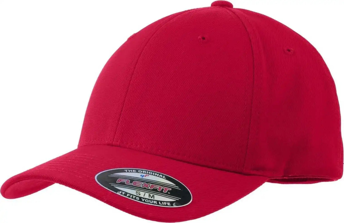Sport Tek Stc17 Flexfit Performance Solid Cap True Red / 6 5/8’’ 7 1/8’’