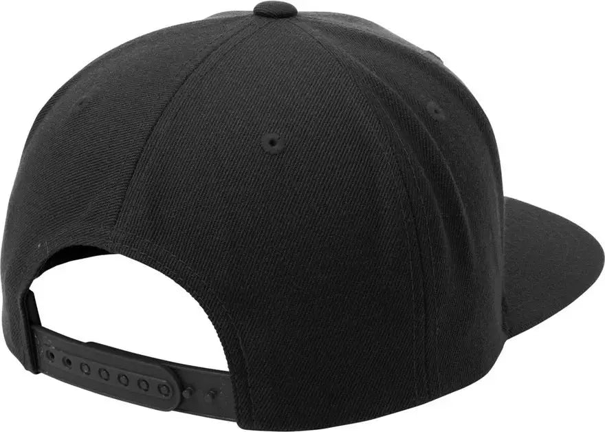 Sport-tek Stc19 Yp Classics Flat Bill Snapback Cap - Black - one Size Fits Most