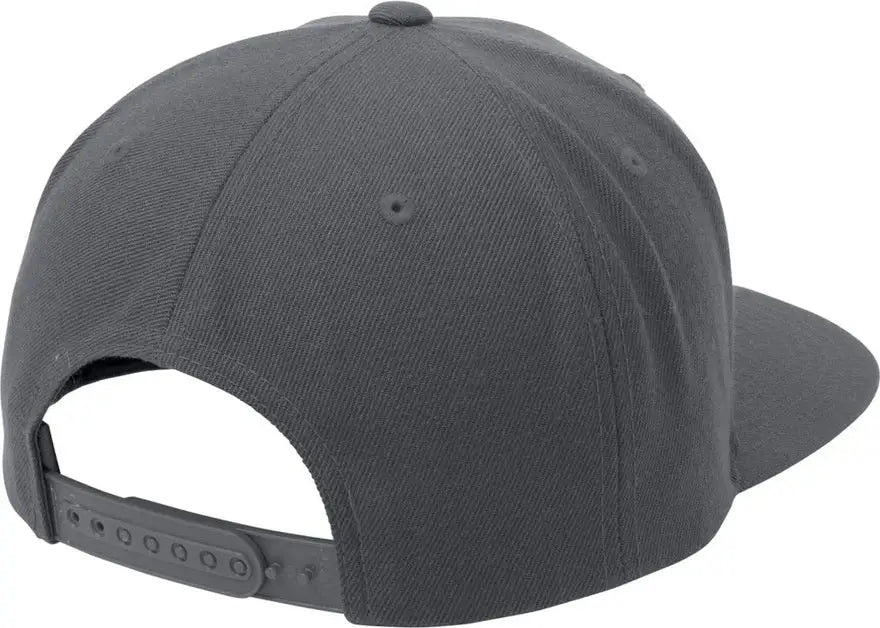 Sport-tek Stc19 Yp Classics Flat Bill Snapback Cap - Graphite - one Size Fits Most