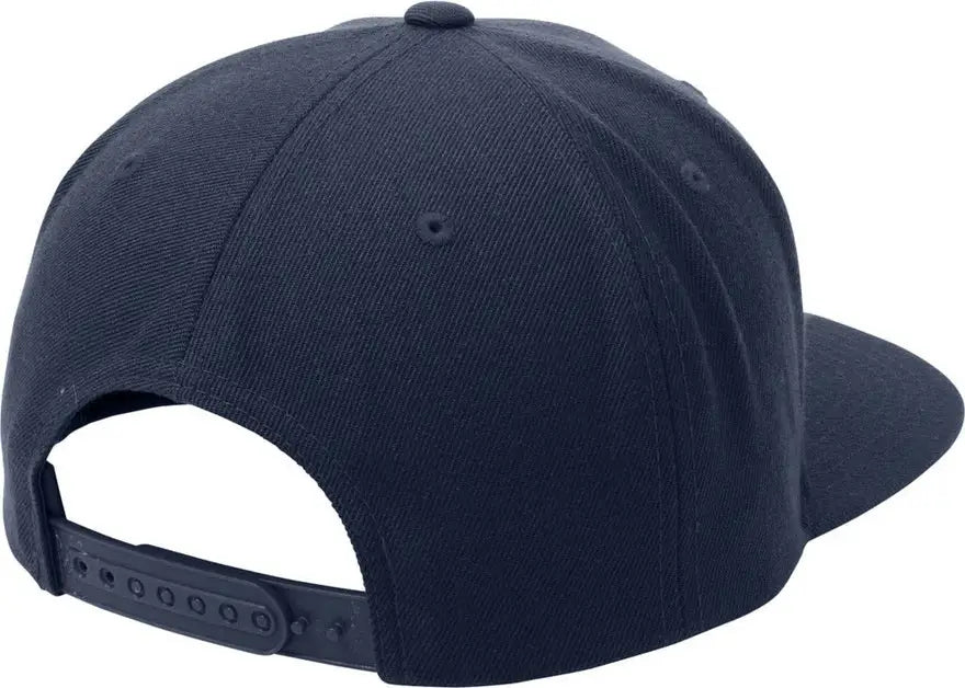 Sport-tek Stc19 Yp Classics Flat Bill Snapback Cap - True Navy - one Size Fits Most