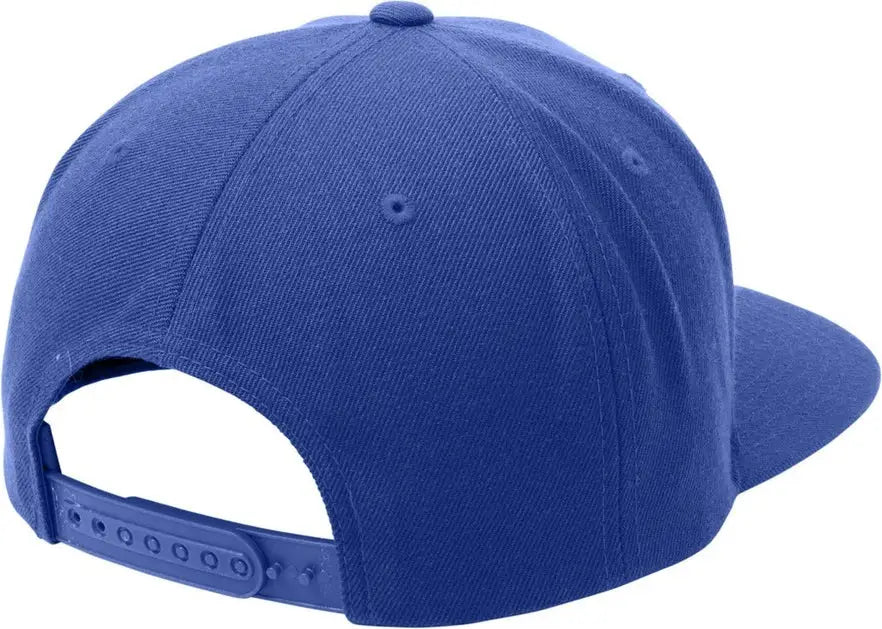 Sport-tek Stc19 Yp Classics Flat Bill Snapback Cap - True Royal - one Size Fits Most