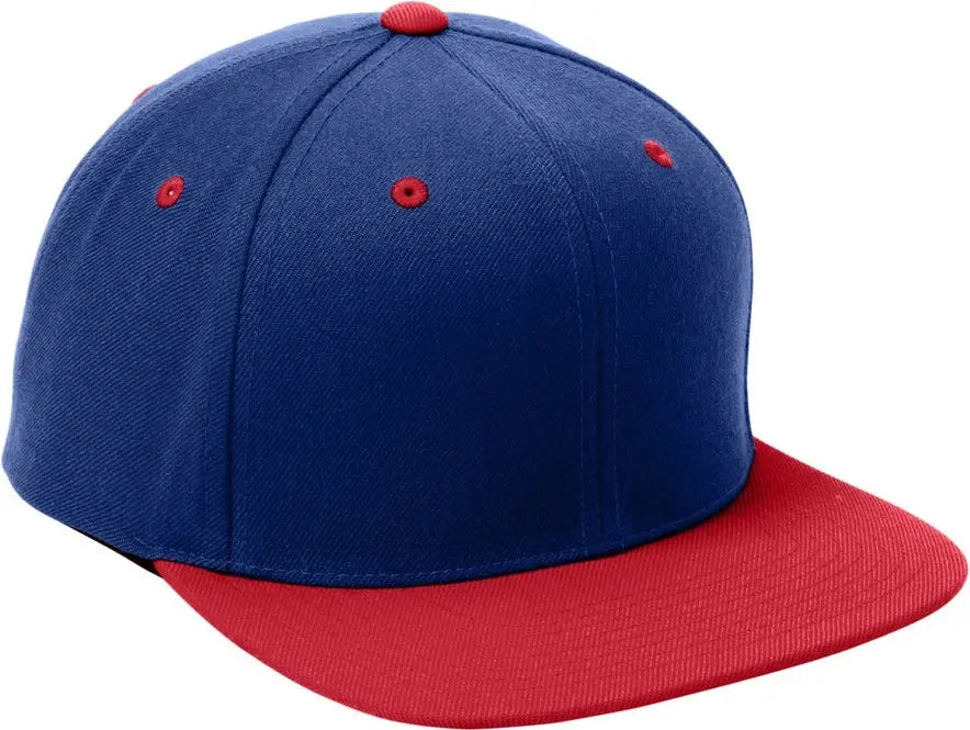 Sport-tek Stc19 Yp Classics Flat Bill Snapback Cap - True Royal Red - Royal/ / one Size Fits Most
