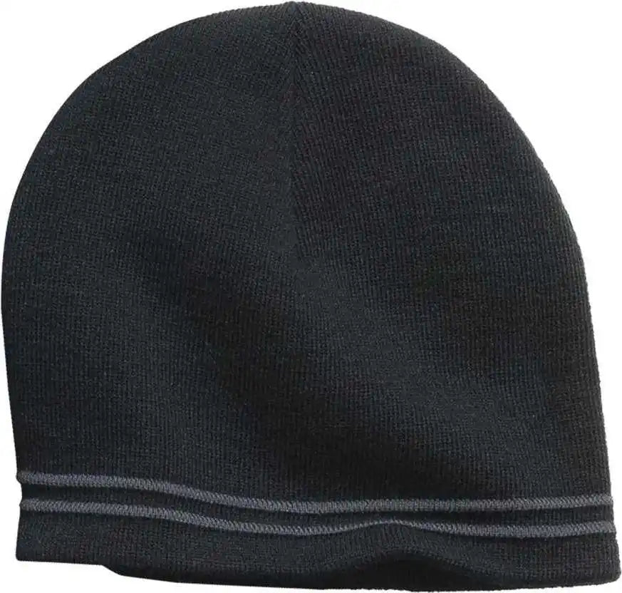 Sport Tek Stc20 Spectator Beanie Black Iron Gray Dark / one Size Fits Most