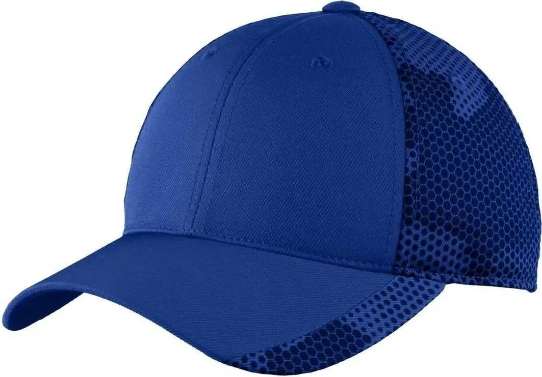 Sport-tek Stc23 Camohex Cap - True Royal