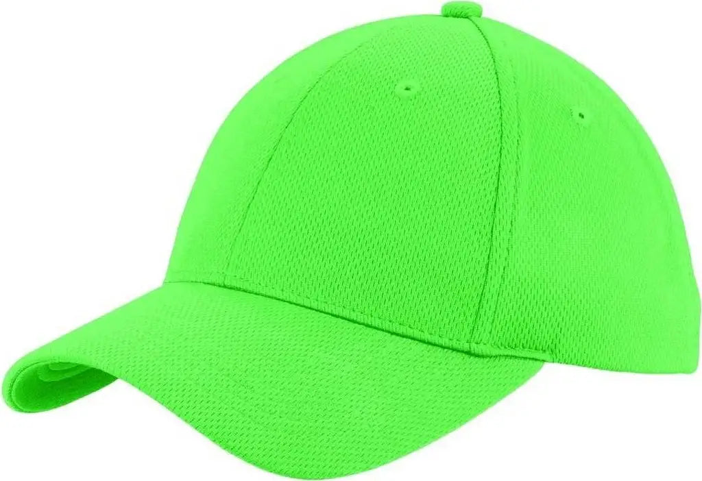 Sport-tek Stc26 Posicharge Racermesh Cap - Neon Green