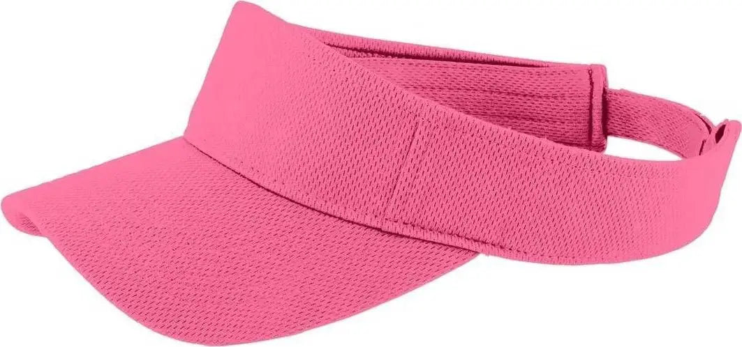 Sport-tek Stc27 Posicharge Racermesh Visor - Bright Pink