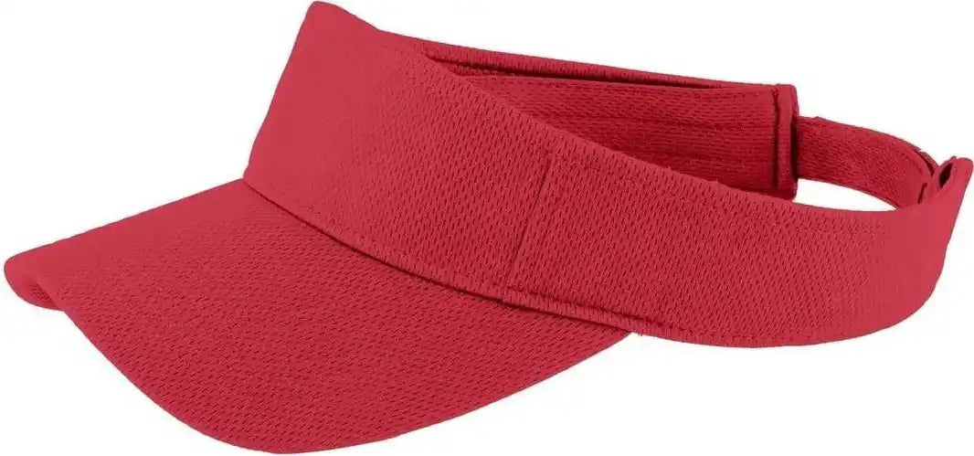 Sport Tek Stc27 Posicharge Racermesh Visor True Red / one Size Fits Most