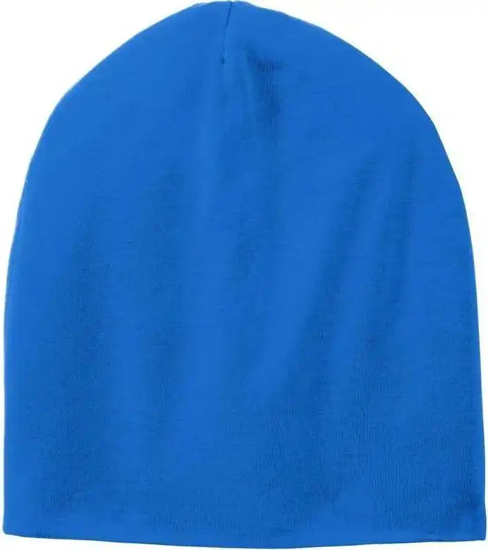 Sport-tek Stc35 Posicharge Competitor Cotton Touch Jersey Knit Slouch Beanie - True Royal - one Size Fits Most