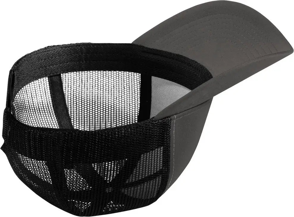 Sport-tek Stc36 Posicharge Competitor Mesh Back Cap - Iron Gray Black - Gray/ / one Size Fits Most