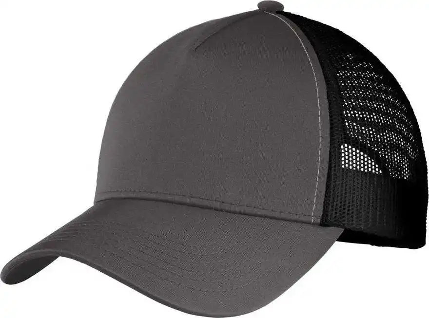 Sport Tek Stc36 Posicharge Competitor Mesh Back Cap Iron Gray Black Dark / 6 3/4’’ 7 1/4’’