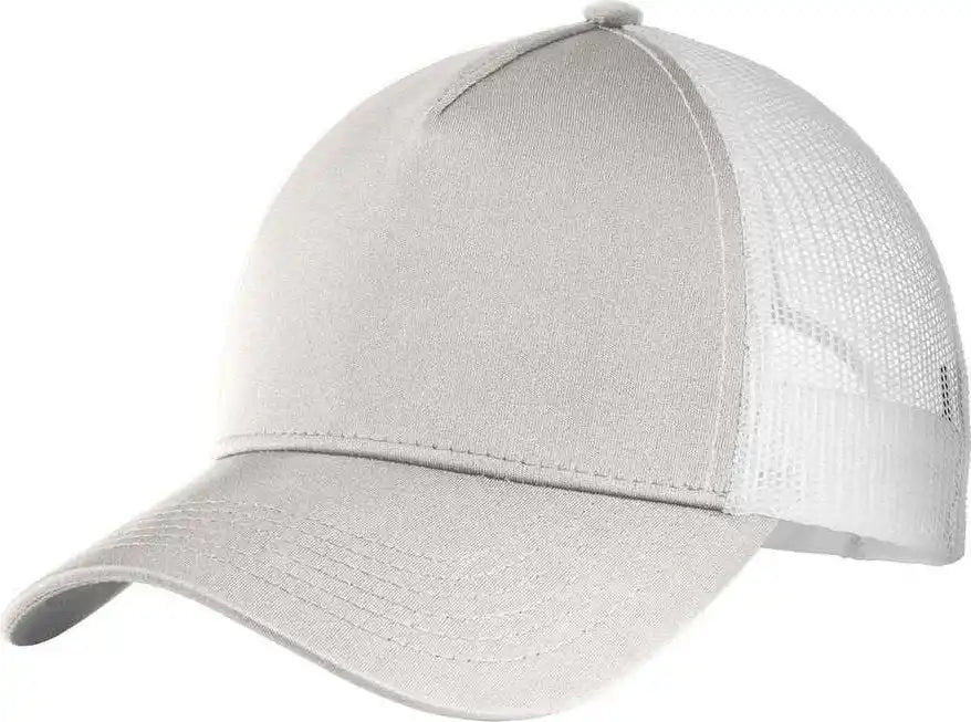 Sport-tek Stc36 Posicharge Competitor Mesh Back Cap - Silver White - Gray / 7 1/8’’ - 5/8’’