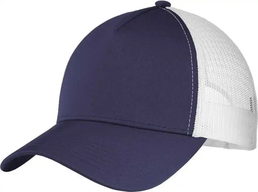 Sport Tek Stc36 Posicharge Competitor Mesh Back Cap True Navy White / 6 5/8’’ 7 1/8’’