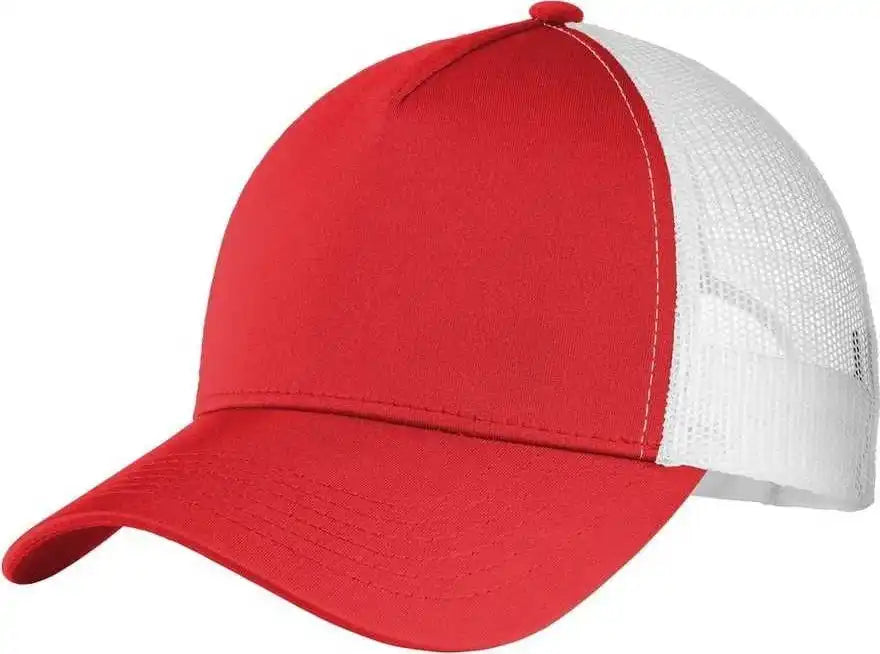 Sport Tek Stc36 Posicharge Competitor Mesh Back Cap True Red White / 6 3/4’’ 7 1/4’’