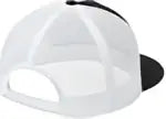 Sport-tek Stc38 Yp Classics 5-panel Classic Trucker Mesh Back Cap - White Black - White/ Black/ / one Size Fits Most