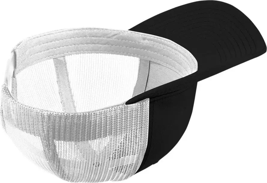 Sport-tek Stc39 Yp Classics Retro Trucker Cap - Black White - Black/ / one Size Fits Most