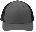 Sport-tek Stc39 Yp Classics Retro Trucker Cap - Graphite Black