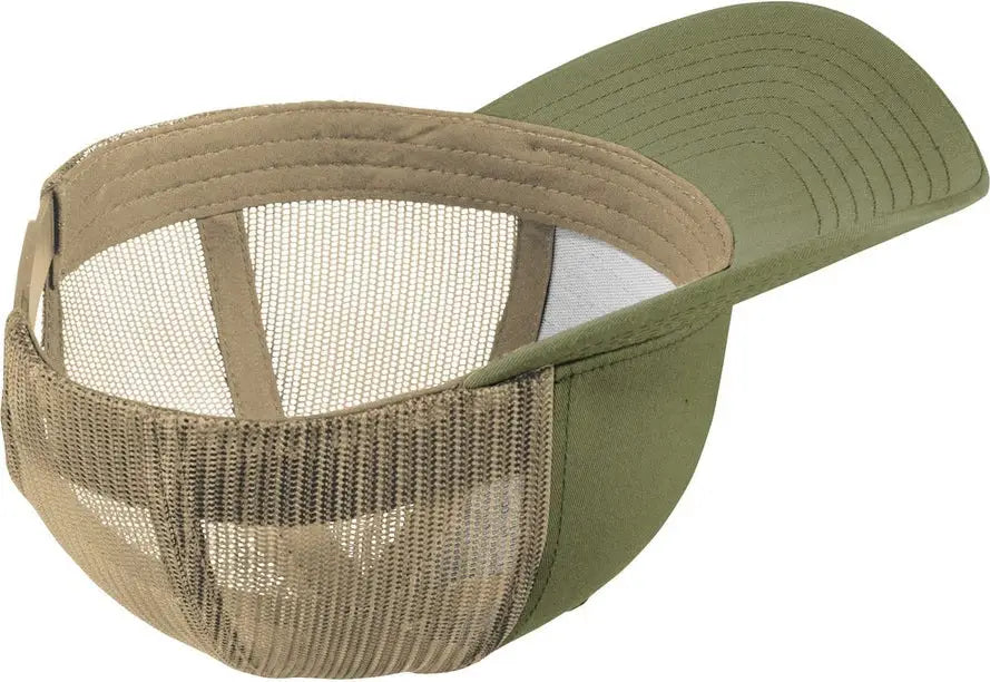 Sport-tek Stc39 Yp Classics Retro Trucker Cap - Olive Khaki - Olive/ / one Size Fits Most