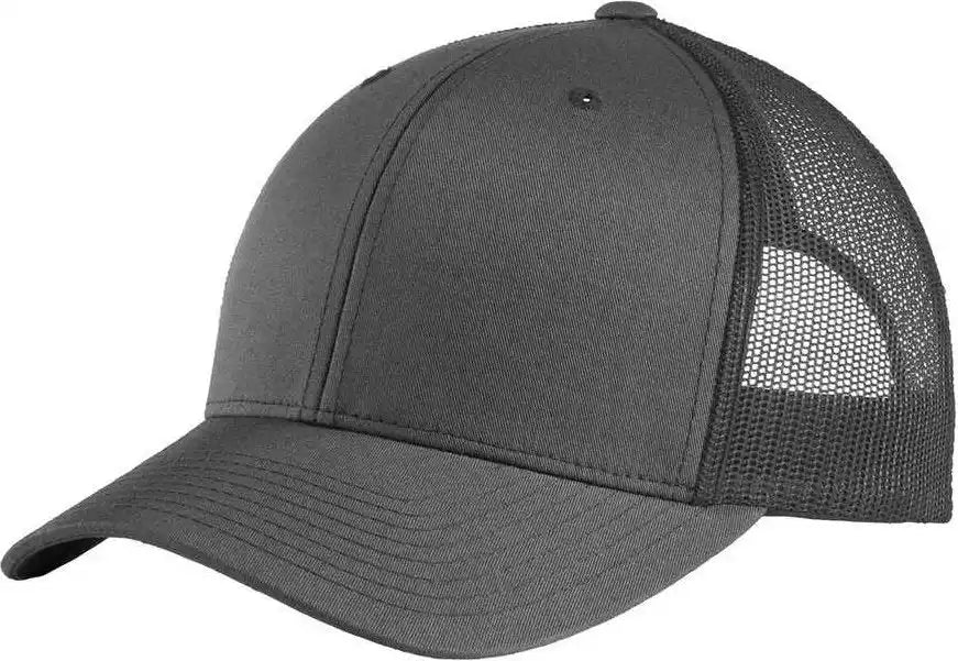 Sport Tek Stc39 Yupoong Retro Trucker Cap Graphite Dark Gray / Adult Osfm