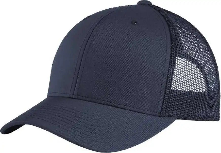 Sport Tek Stc39 Yupoong Retro Trucker Cap True Navy / Adult Osfm