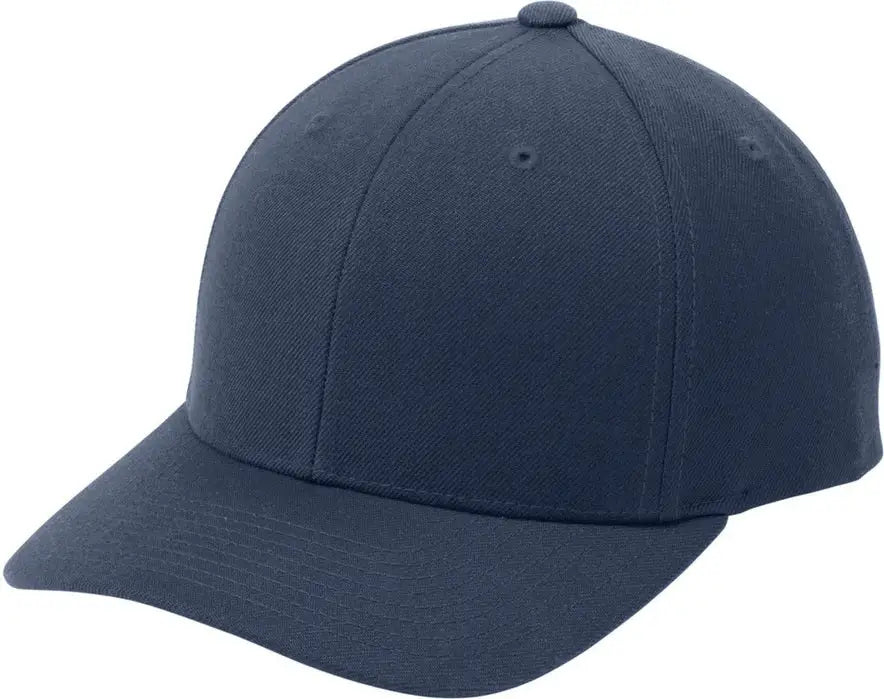 Sport-tek Stc43 Yp Classics Curve Bill Snapback Cap - True Navy - one Size Fits Most