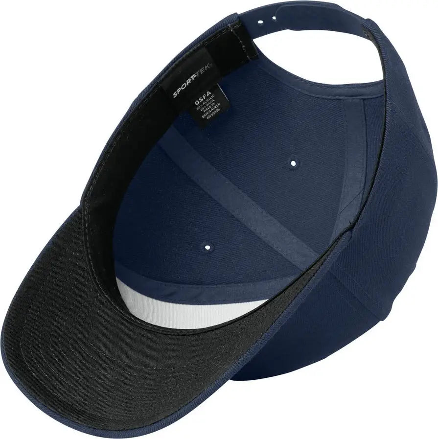 Sport-tek Stc43 Yp Classics Curve Bill Snapback Cap - True Navy - one Size Fits Most