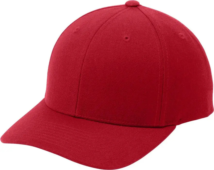 Sport-tek Stc43 Yp Classics Curve Bill Snapback Cap - True Red - one Size Fits Most