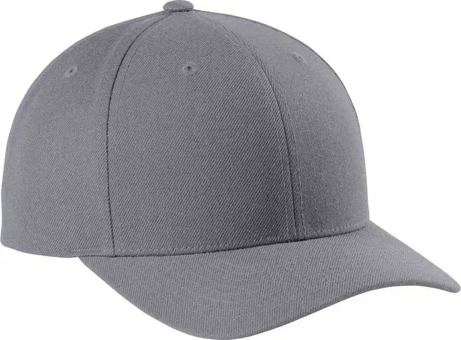 Sport Tek Stc43 Yupoong Curve Bill Snapback Cap Graphite Dark Gray / Osfa
