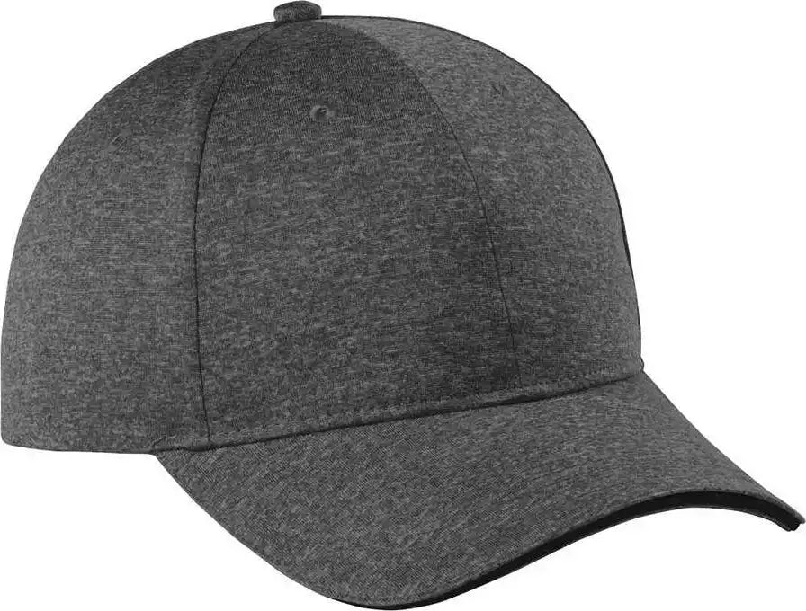 Sport Tek Stc44 Contender Snapback Cap Graphite Heather/ Black Dark Gray / Osfa