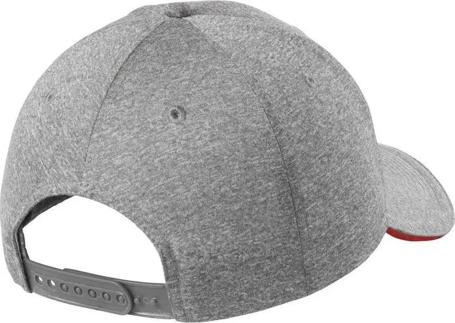 Sport-tek Stc44 Contender Snapback Cap - Vintage Heather/ True Red