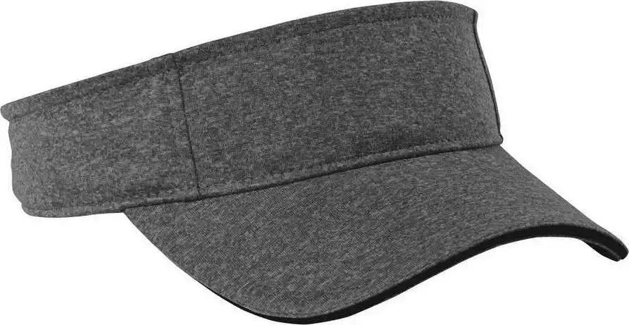Sport-tek Stc45 Contender Visor - Graphite Heather/ Black - Dark Gray / Osfa