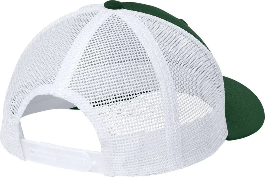 Sport-tek Stc46 Club Trucker Cap - Forest Green White - Green/ / one Size Fits Most