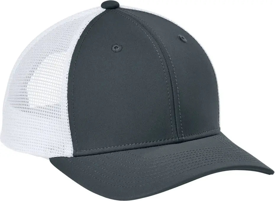 Sport-tek Stc46 Club Trucker Cap - Iron Gray White - Gray/ / one Size Fits Most