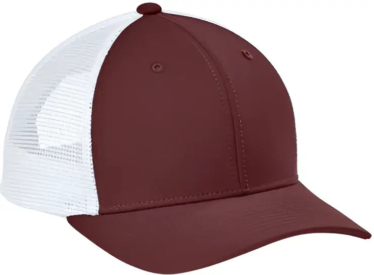 Sport-tek Stc46 Club Trucker Cap - Maroon White - Maroon/ / one Size Fits Most