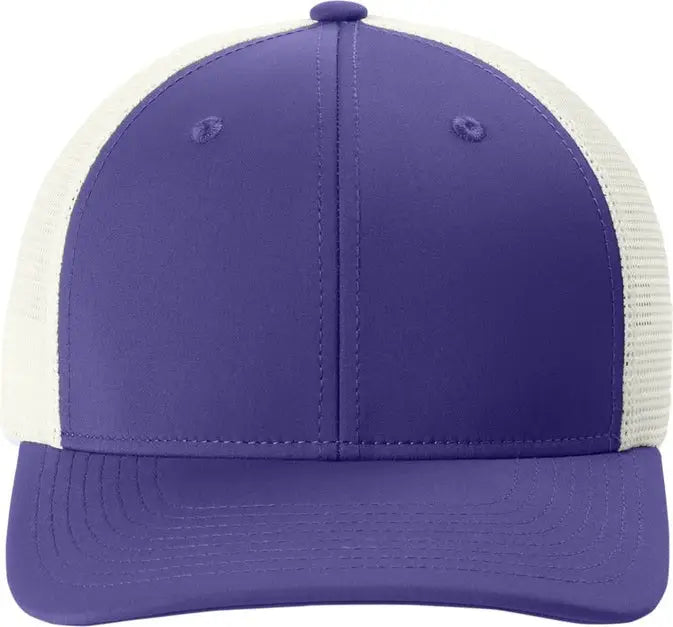 Sport-tek Stc46 Club Trucker Cap - Purple White - Purple/ / one Size Fits Most