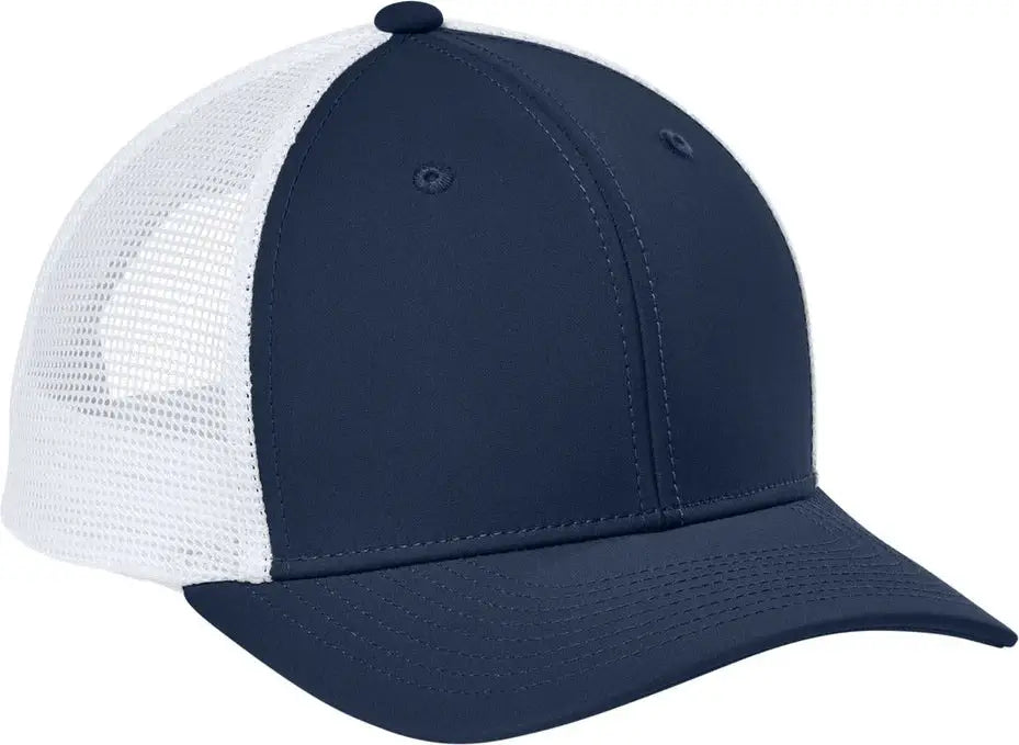 Sport-tek Stc46 Club Trucker Cap - True Navy White - Navy/ / one Size Fits Most